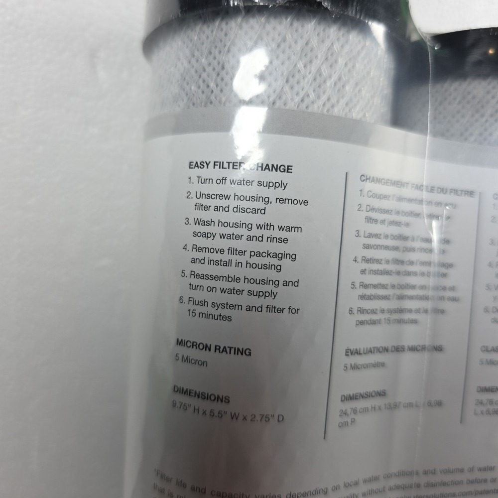 Whirlpool Standard Capacity Carbon Whole Home Water Filter - 2 Pack - WHA2BF5 - Picture 4 of 5